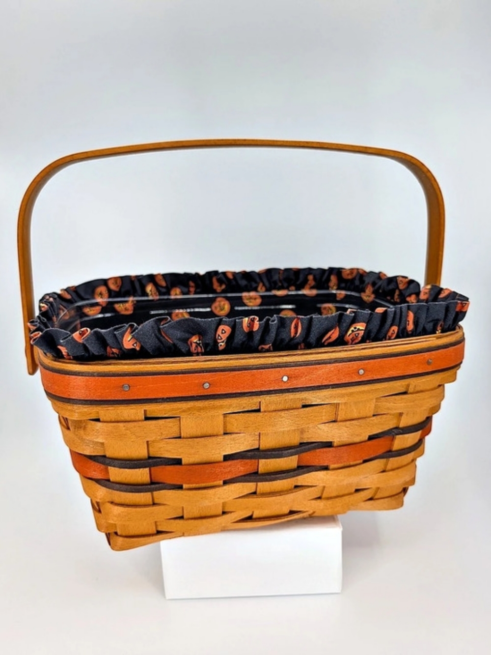 Longaberger 1994 Boo Basket Halloween, Jack-o'-lantern Liner, Protector